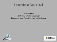 kostenfreier Download - elektrische Rückschlagklappe 12 V