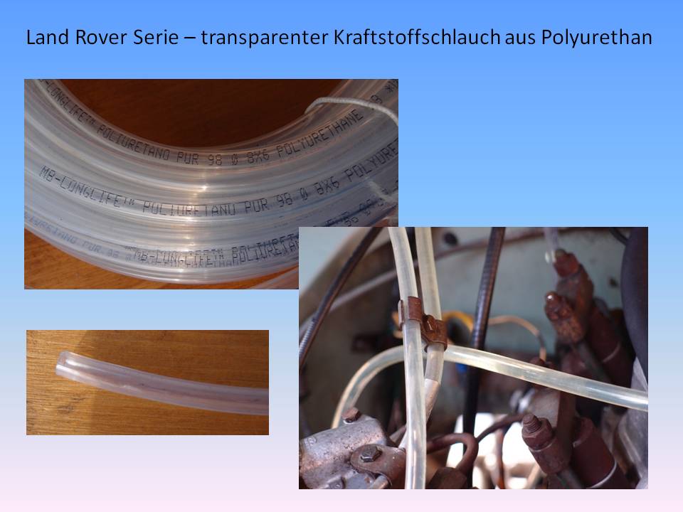 Benzin - Dieselschlauch aus Polyamid ✓ transparent für optimale