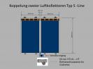 Kopplung zweier S-Line Solar Luftkollektoren